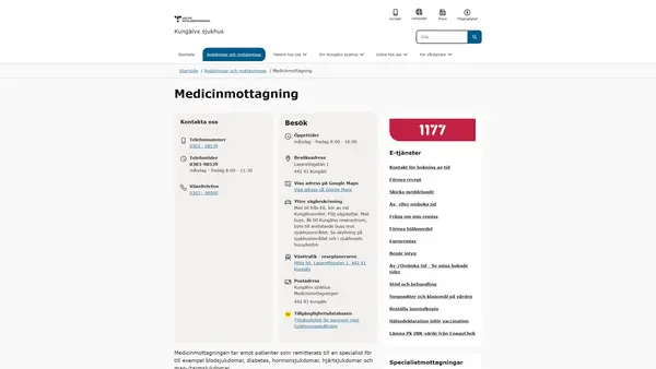 Medicinmottagning Kungälv, Kungälv