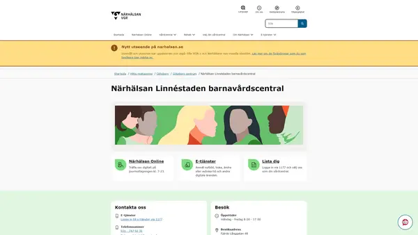 Närhälsan Linnéstaden barnavårdscentral, Göteborg