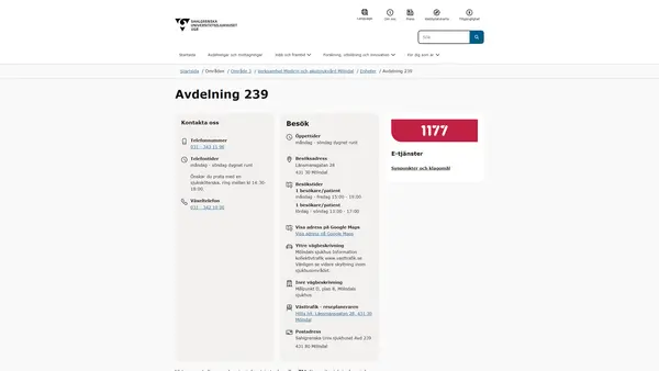 Avdelning 239, Mölndal