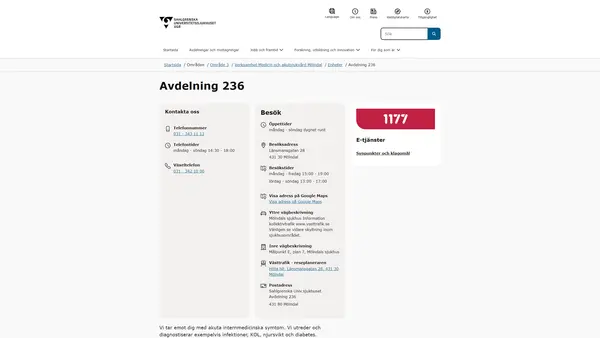 Avdelning 236, Mölndal