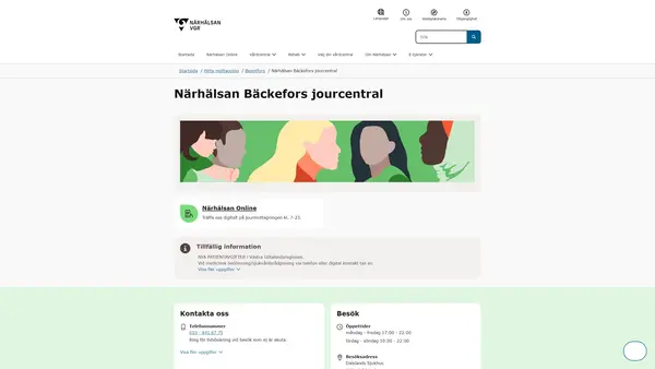 Närhälsan Bäckefors jourcentral, Bäckefors