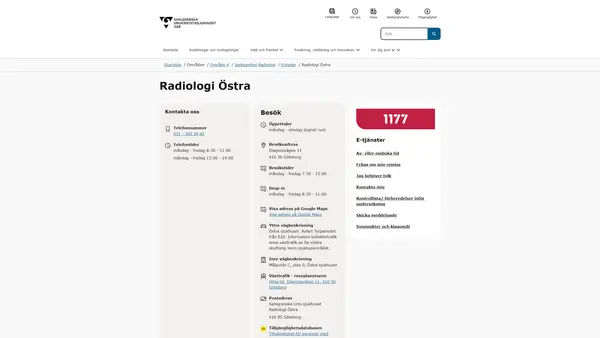 Radiologi Östra, Göteborg