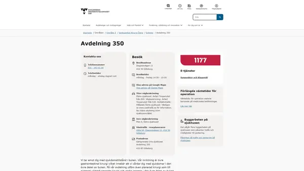 Avdelning 350, Göteborg