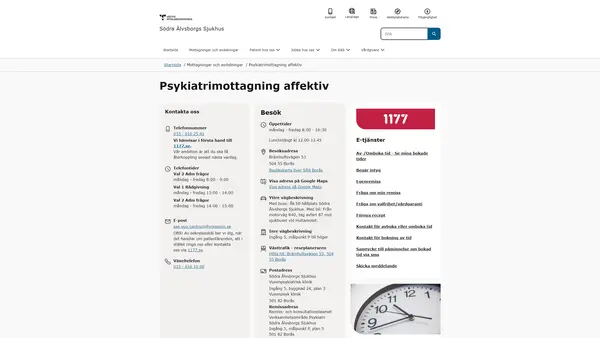 Psykiatrimottagning affektiv, Borås