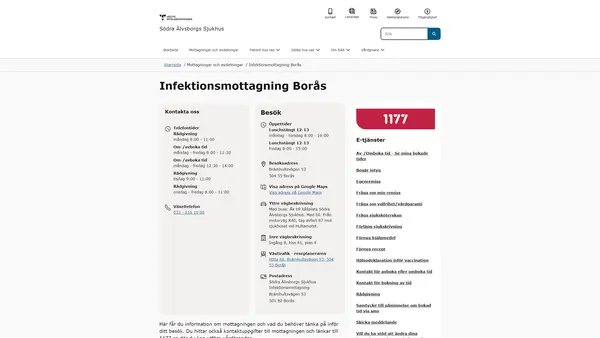 Infektionsmottagning Borås, Borås