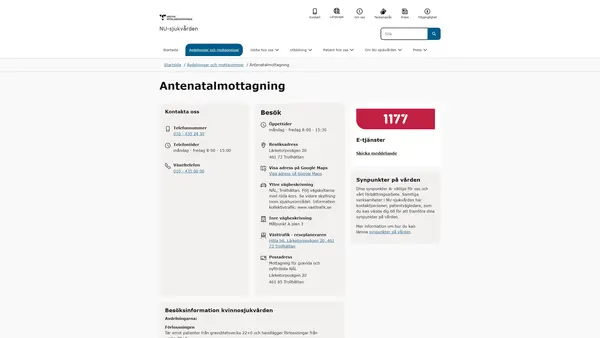 Antenatalmottagning NÄL, Trollhättan