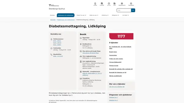 Diabetesmottagning Lidköping