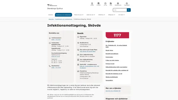 Infektionsmottagning, Skövde