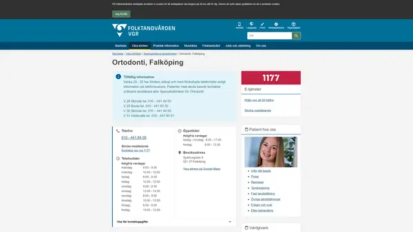 Specialistkliniken för ortodonti Falköping, Falköping