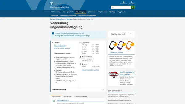 Vänersborg ungdomsmottagning