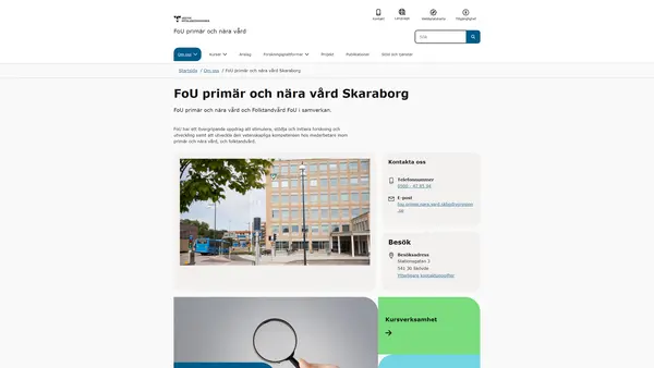 FoU primär och nära vård Skaraborg, Skövde