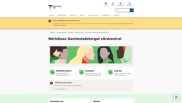 Närhälsan Gamlestadstorget vårdcentral, Göteborg