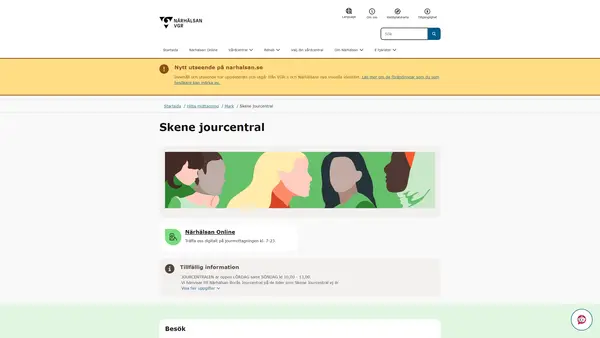 Skene jourcentral, Skene