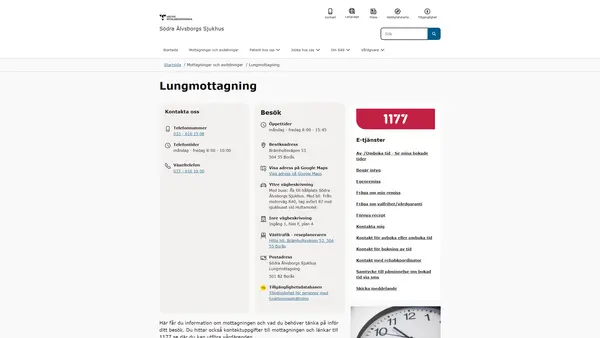 Lungmottagning, Borås