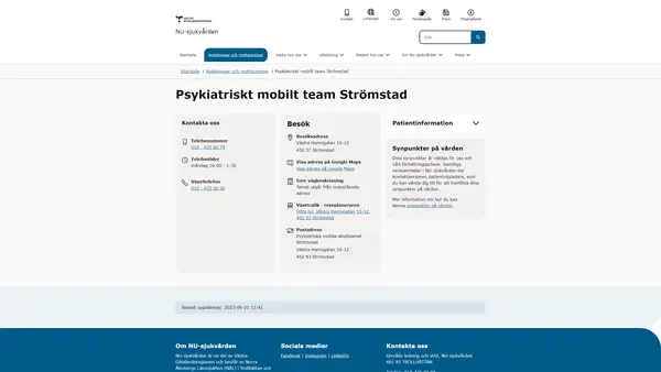 Psykiatri mobilt team Strömstad, Strömstad