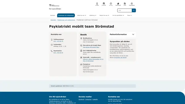 Psykiatri mobilt team Strömstad