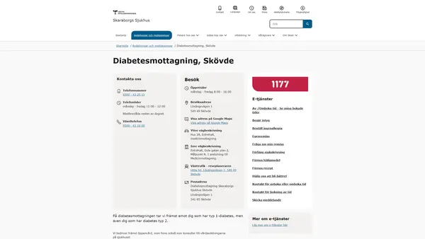Diabetesmottagning Skövde