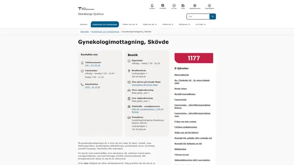 Gynekologimottagning Skövde