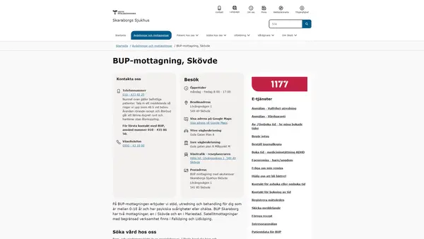 BUP mottagning Skövde