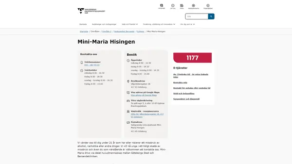 Mini-Maria Hisingen, Göteborg
