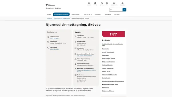 Njurmedicinmottagning, Skövde