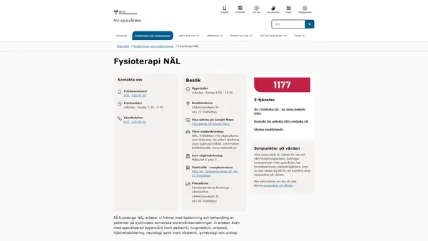 Fysioterapi NÄL, Trollhättan