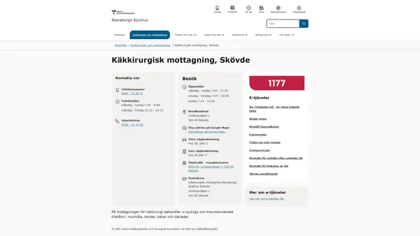 Käkkirurgisk mottagning, Skövde