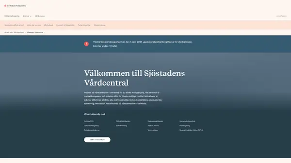 Sjöstadens Vårdcentral, Mariestad