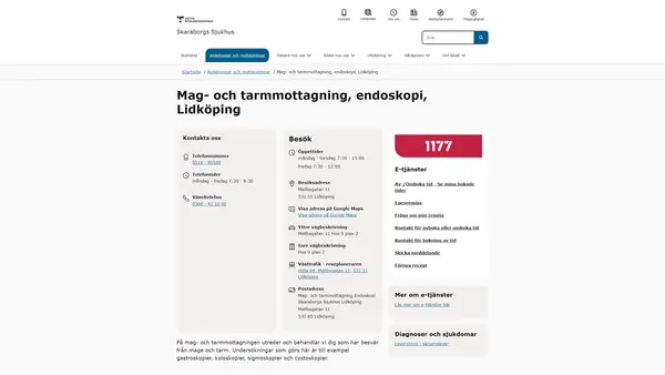 Mag- och tarmmottagning Lidköping, Lidköping