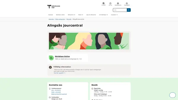 Närhälsan Alingsås jourcentral