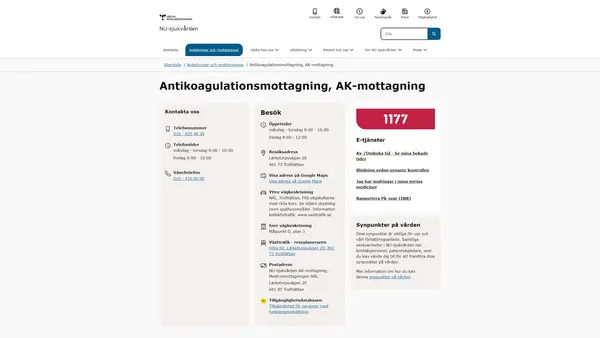 AK-mottagning, Trollhättan