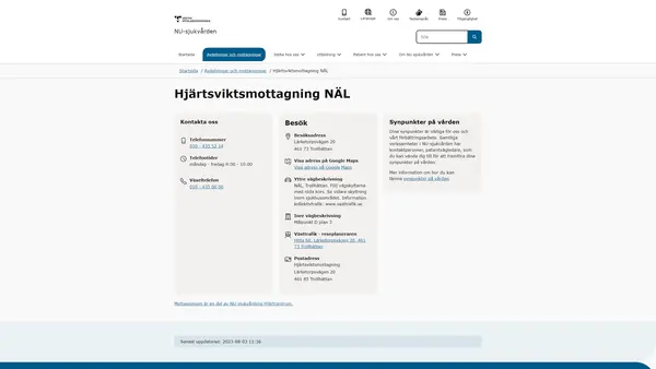 Hjärtsviktsmottagning NÄL, Trollhättan