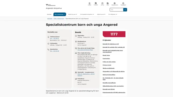 Specialistcentrum Barn och Unga Angered, Angered