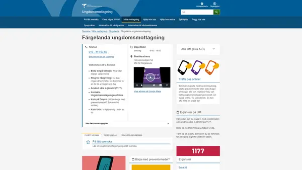 Färgelanda ungdomsmottagning, Färgelanda