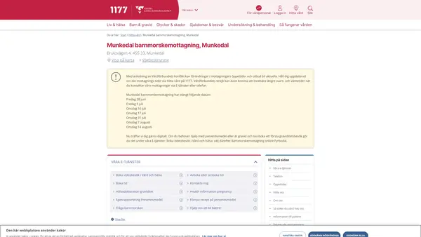 Munkedal barnmorskemottagning, Munkedal