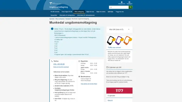Munkedal ungdomsmottagning, Munkedal