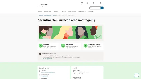 Närhälsan Tanumshede rehabmottagning, Tanumshede