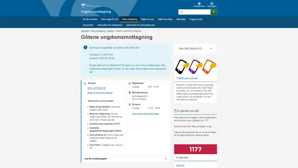 Götene ungdomsmottagning, Götene