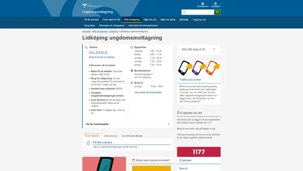 Lidköping ungdomsmottagning, Lidköping