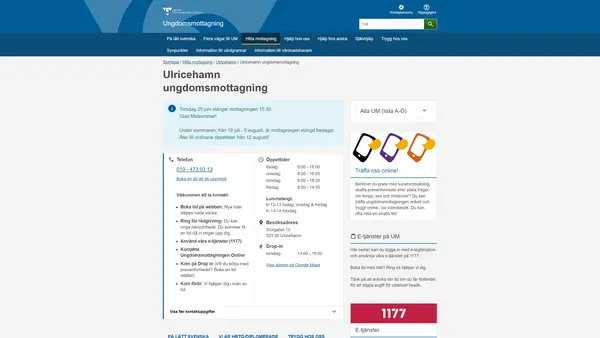 Ulricehamn ungdomsmottagning, Ulricehamn