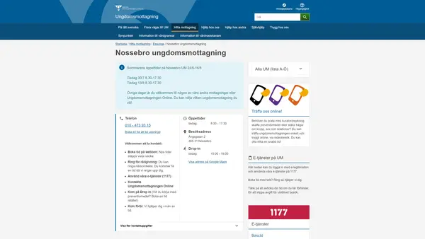 Nossebro ungdomsmottagning, Nossebro