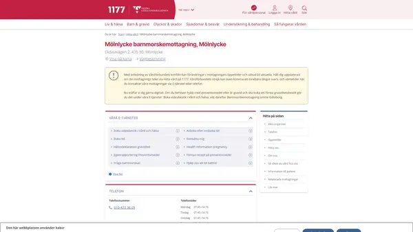 Mölnlycke barnmorskemottagning, Mölnlycke