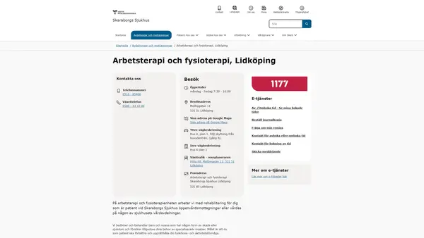 Arbetsterapi och fysioterapi Lidköping
