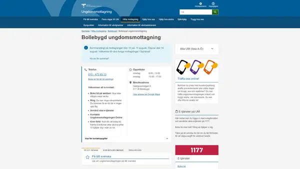 Bollebygd ungdomsmottagning, Bollebygd