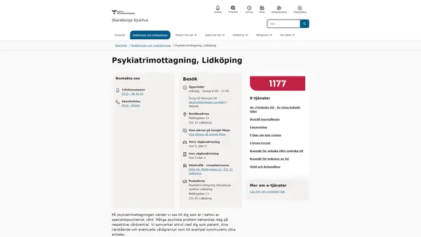 Psykiatrimottagning Lidköping
