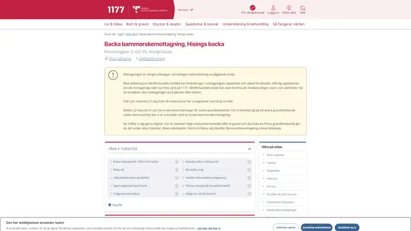 Backa barnmorskemottagning logo