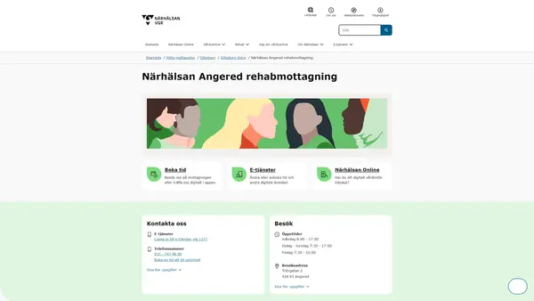 Närhälsan Angered rehabmottagning, Göteborg