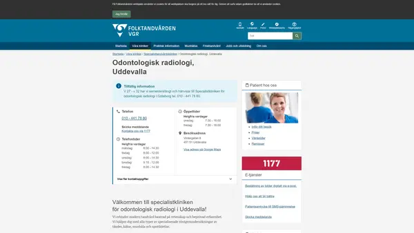 Specialistkliniken för odontologisk radiologi Uddevalla, Uddevalla