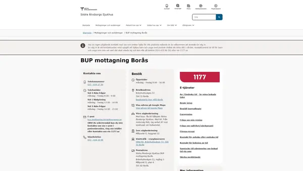 BUP mottagning Borås, Borås