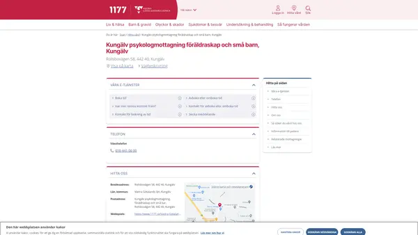 Kungälv psykologmottagning föräldraskap och små barn, Kungälv